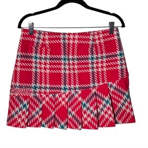 LPGA Pink Houndstooth Water-Repellent Golf Skort Size XS NWT